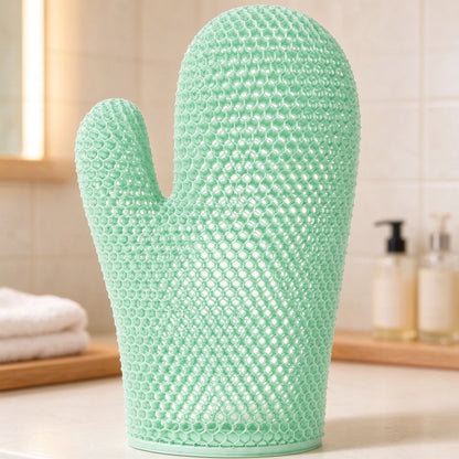 🧤 Honeycomb Mesh Shower Gloves – Exfoliating Body Scrub Mitts