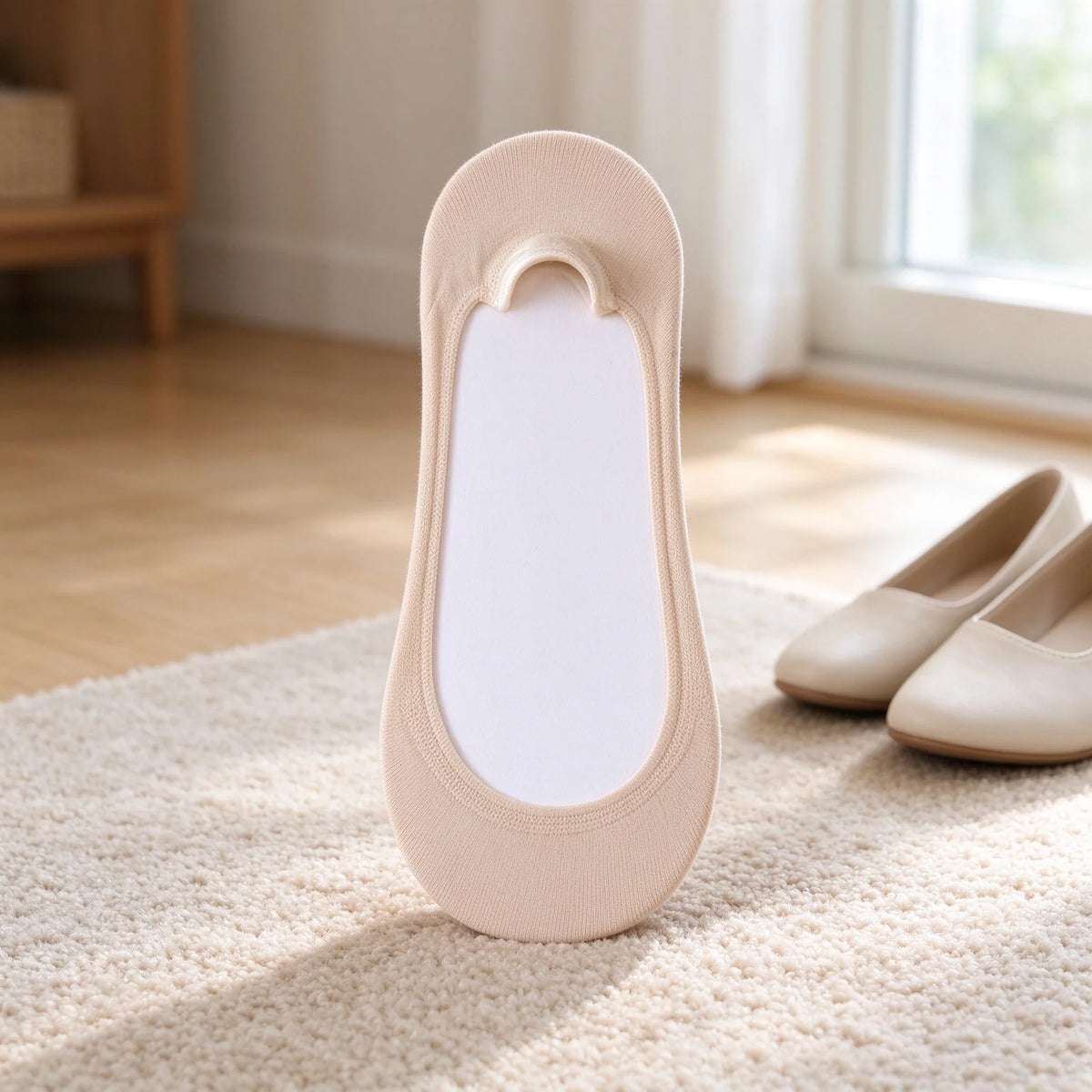 Women's Cushioned No-Show Socks – Comfortable Fit for Flats