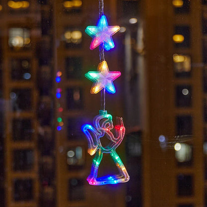 🎄 50% OFF! ✨ DIY Christmas Suction Window Lights – No drill, battery & reusable ✨