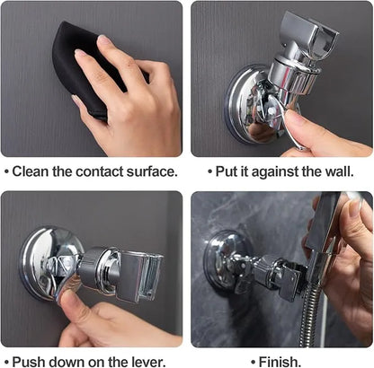 Adjustable shower head holder