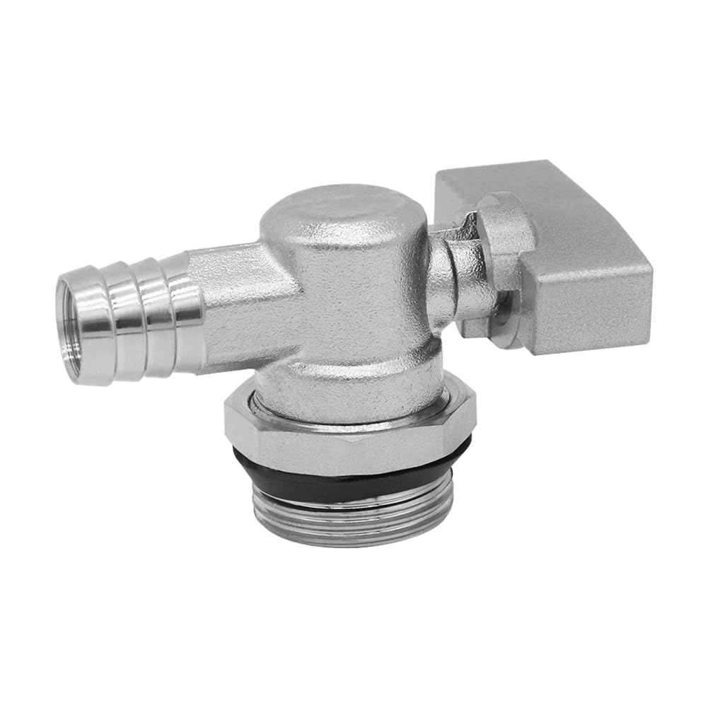 Brass Water Heater Drain Valve 🚰 – 3/4" NPS to 1/2" Hose Barb