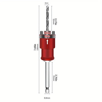 Hex Shank Hole Opener Arbor 🔩 – Handy Drilling Adapter