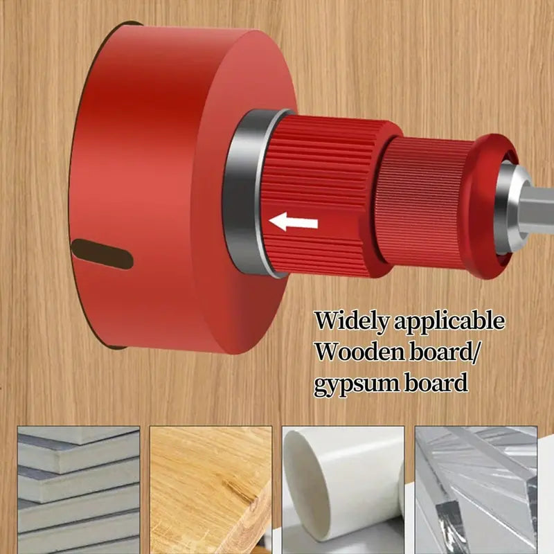 Hex Shank Hole Opener Arbor 🔩 – Handy Drilling Adapter