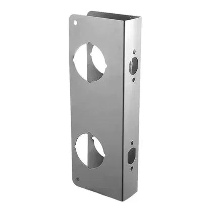 Door Lock Reinforcement Plate 🔒 – Wraparound Single & Double Bore Options