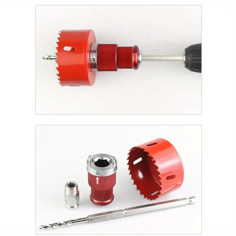 Hex Shank Hole Opener Arbor 🔩 – Handy Drilling Adapter