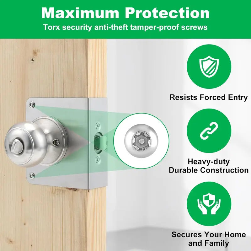 Door Lock Reinforcement Plate 🔒 – Wraparound Single & Double Bore Options