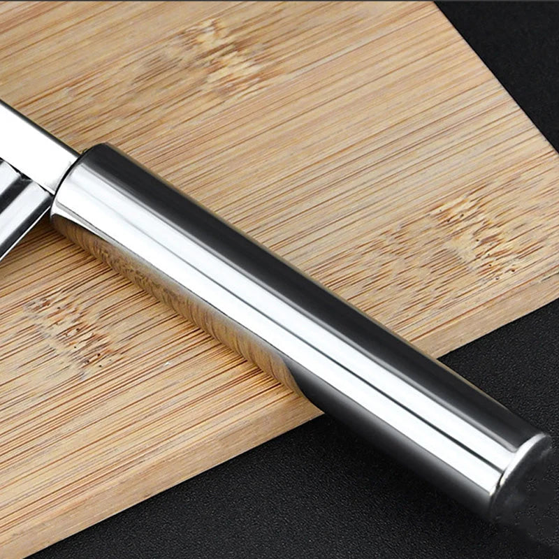 Stainless Steel Crinkle Cutter 🔪 – Wavy Vegetable Slicing Knife