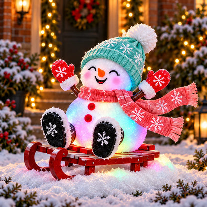 ☃️ Adorable Light-Up Snowmen | 4 Cute Christmas Garden Style
