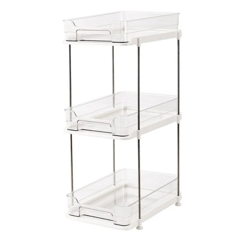 🏠 Multi-Tier Under-Sink Organizer – Space-Saving Cabinet Storage Rack