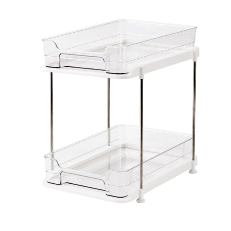 🏠 Multi-Tier Under-Sink Organizer – Space-Saving Cabinet Storage Rack