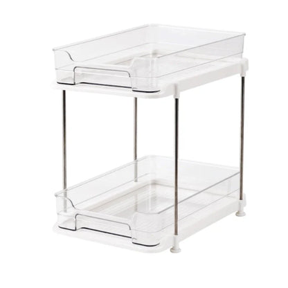 🏠 Multi-Tier Under-Sink Organizer – Space-Saving Cabinet Storage Rack