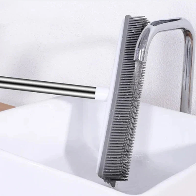 Rubber Bristle Broom for Pet Hair Removal