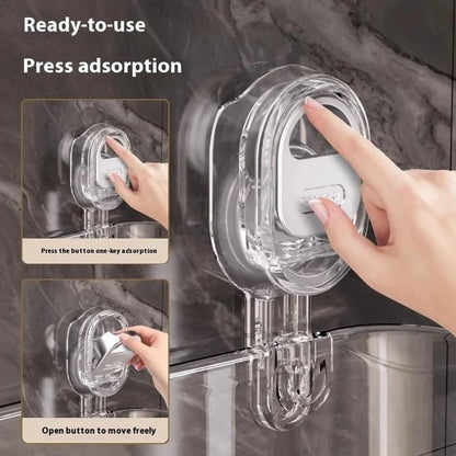 No Drilling Bathroom Suction Storage Box