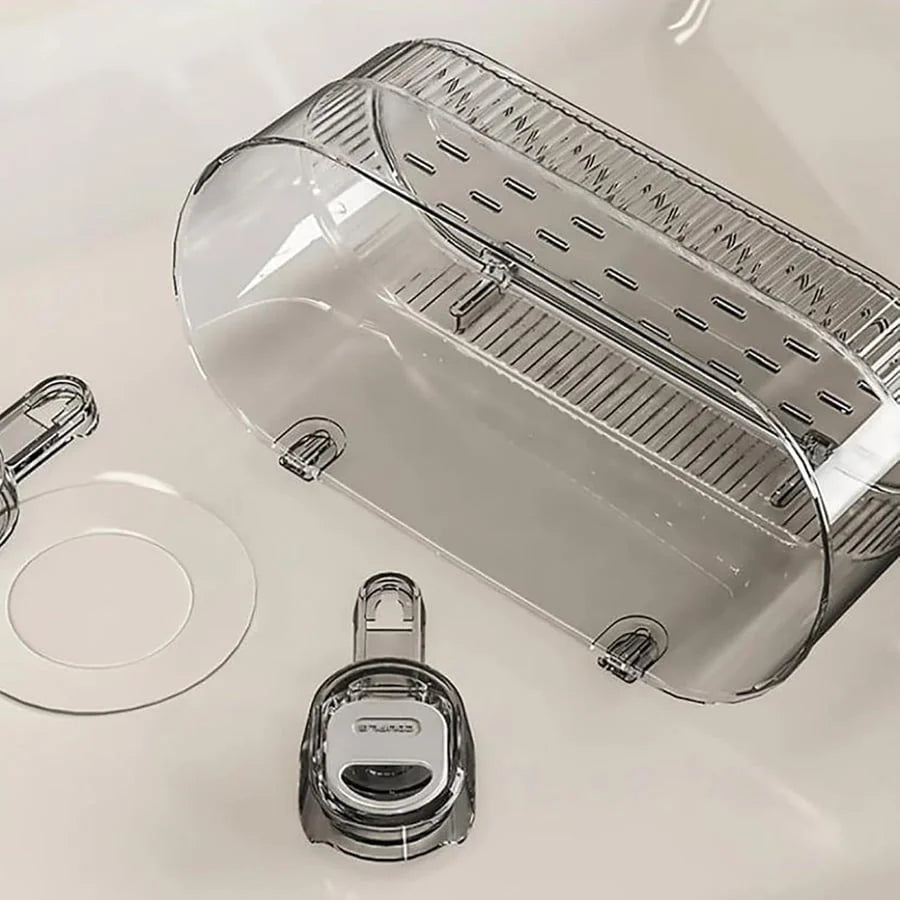 No Drilling Bathroom Suction Storage Box