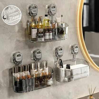 No Drilling Bathroom Suction Storage Box
