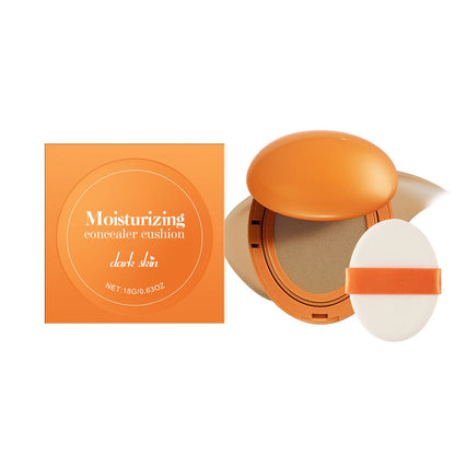 ✨Deep Skin Tone Moisturizing Concealer Cushion 🌿Lightweight Breathable Long‑Wear Foundation For Quick Touch‑Ups