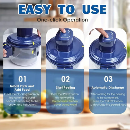 Automatic Fruit & Vegetable Peeler 🥔 – Effortless Kitchen Prep