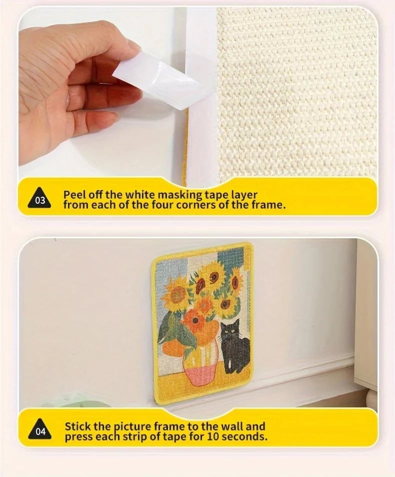 🐱 Turn Your Wall Into A Cat-Friendly Art Gallery