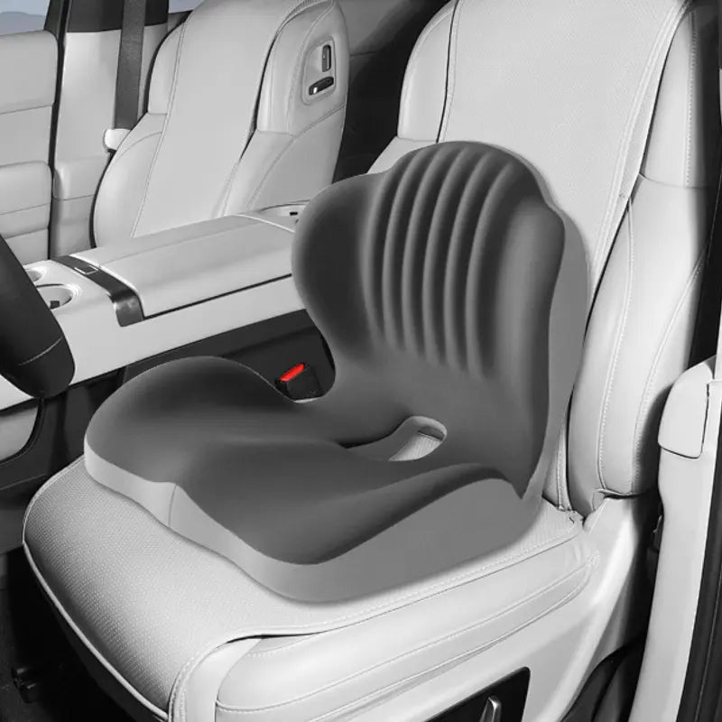 ❤️ Sit Better All Day – Contoured Memory Foam Seat & Lumbar Support Set for Pressure Relief