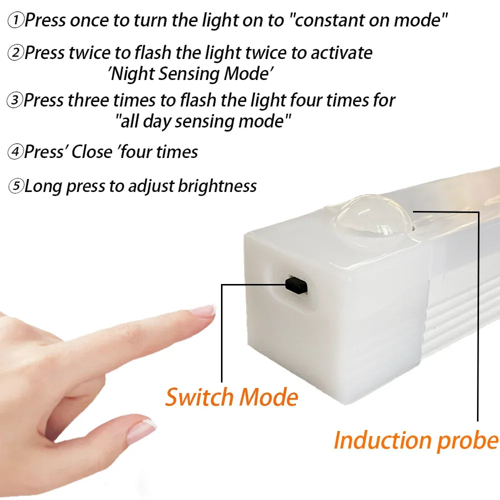 🔥LAST DAY SALE 49% OFF - 💡Punch-free Smart Sensor Magnetic Rechargeable LED Lights