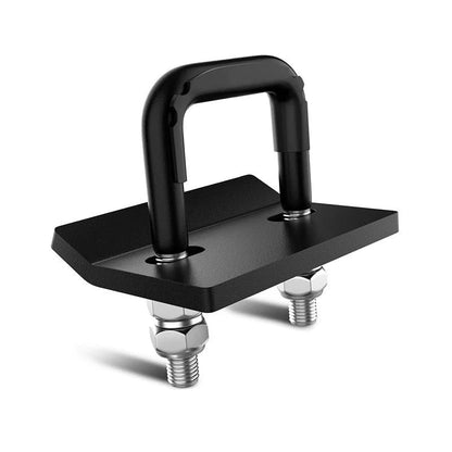 🚛🔒 Heavy Duty Trailer Hitch Stabilizer Clamp - Black Anti-Rattle Towing Accessory