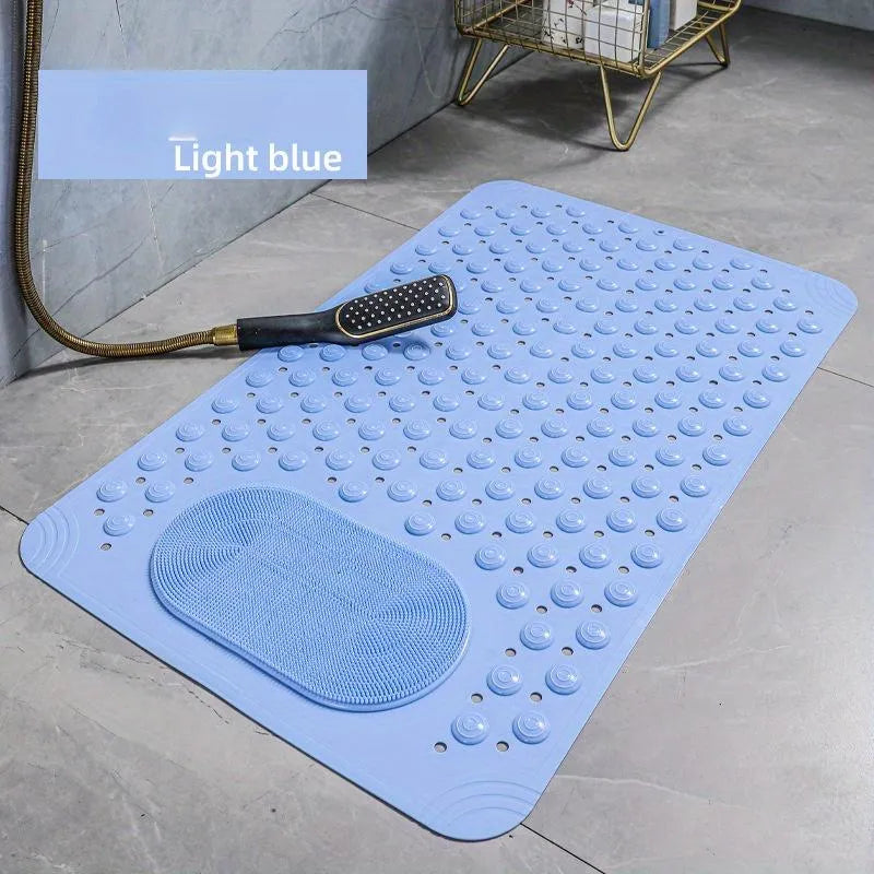 🚿 Non-Slip Shower Floor Mat – Secure Bathroom Grip in Green