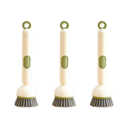Rotating Dish Cleaning Brush 🧽 – Long Handle with Soap Dispenser