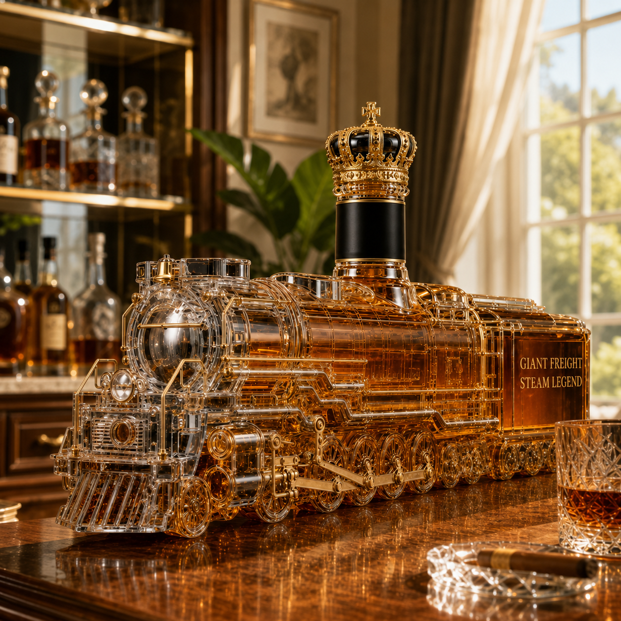 🚂Big Boy 4014 85th Anniversary Locomotive Whiskey Decanter