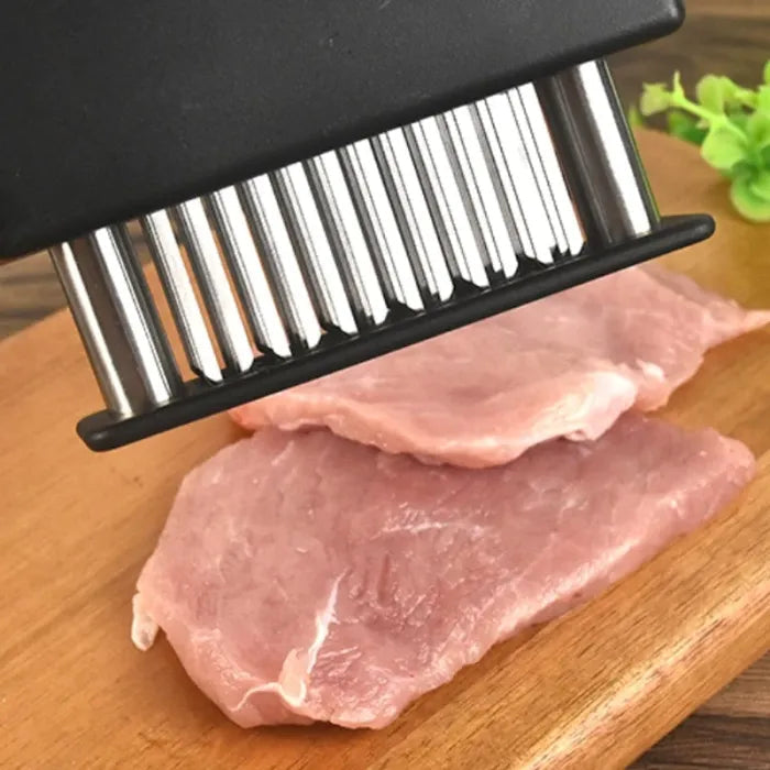 🥩 48-Blade Spring Meat Tenderizer – Quick & Easy Meat Prep