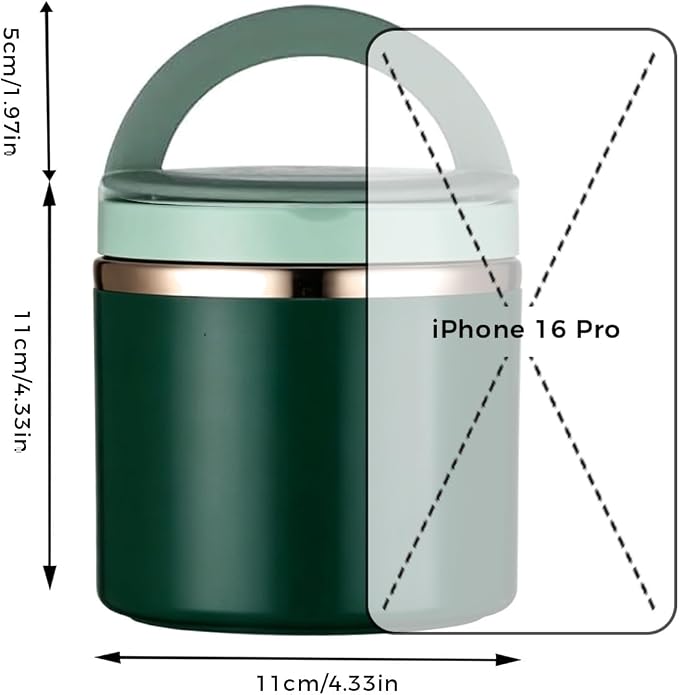 🥗 FreshLock Insulated Stainless Steel Lunch Container – Leakproof, Stackable & Easy to Carry