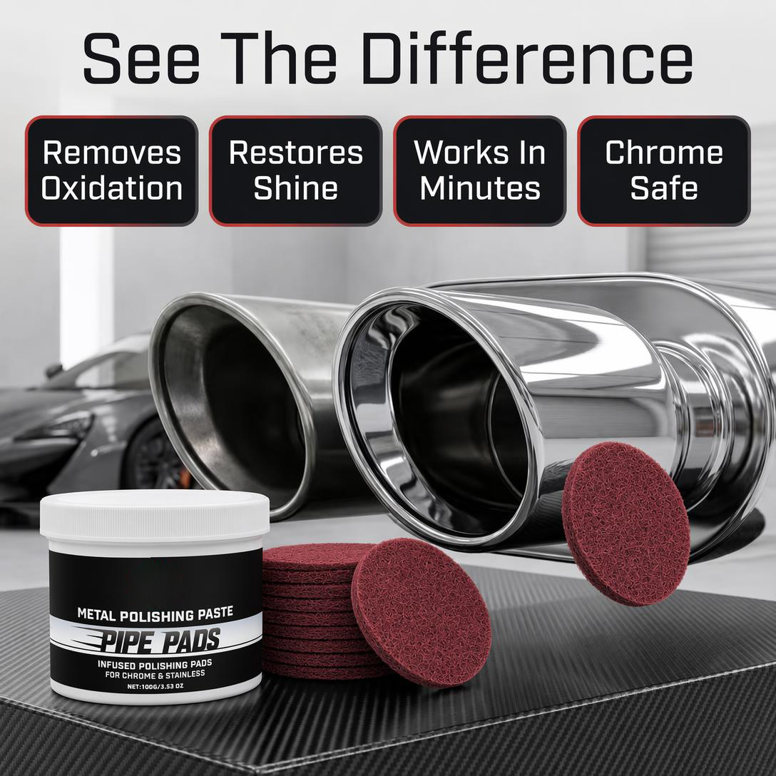 ✨ MirrorFinish Polishing Pads – Helps Reduce Scratches & Oxidation