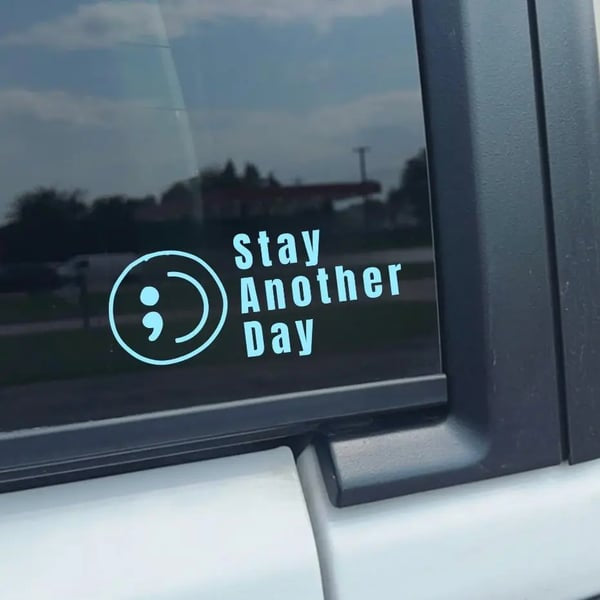 🎗️ Mental Health Awareness Car Decals❤️ – 10-Piece Share Pack with Supportive Message