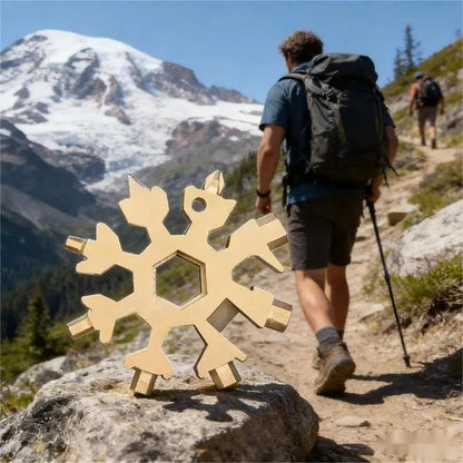 ❄️ Pocket Snowflake Multi-Tool | 18 Functions in Your Hand