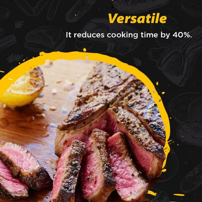 ⏰ Limited-Time Deal | 21-Blade Stainless Steel Meat Tenderizer for Faster Marinating & Easy Cleanup 🥩