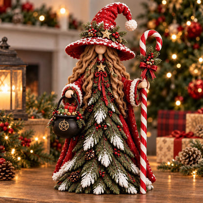 ❄️🎄Nyckfull julhäxa i hartsfigurkollektion🎅