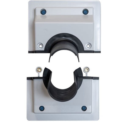 🛠️ HVAC Wall Line Set Cover – White Sealing & Insulation Kit