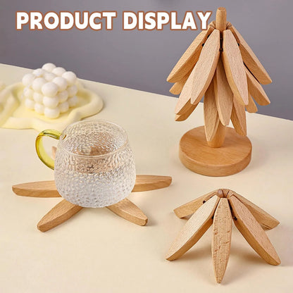 ✨Natural Christmas Tree Trivet Set