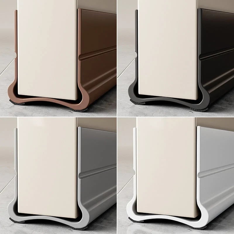 🚪 Triple-Seal Door Draft Stopper – Self-Adhesive Noise & Bug Barrier