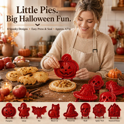 🎃 8-Piece Halloween Mini Hand Pie Mold Set✈️