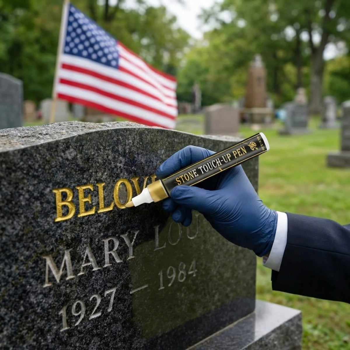 🪦 Precision Stone Carving Tools for Restoring Weathered Headstone Lettering