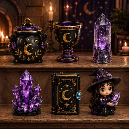 ⏳ Last Day 49% OFF – 🔮 2026 Crystal Witch Advent Calendar | 24 Days of Mystical Miniatures, Crystal-Inspired Surprises & Witchy Fantasy Charm ✨