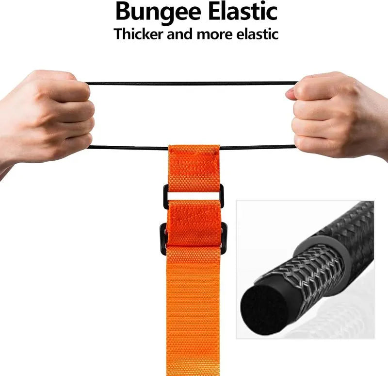✈️ 2-Pack Heavy-Duty Adjustable Travel Bag Connector Straps for Easy Suitcase Carrying