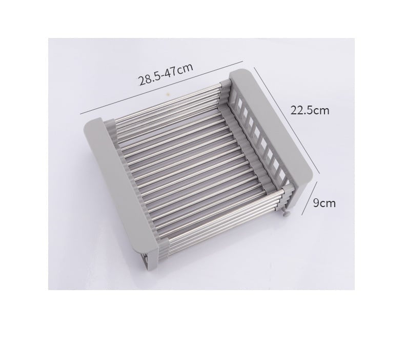 🚰✨ Expandable Kitchen Sink Drain Basket – More Space, Faster Draining, Less Clutter