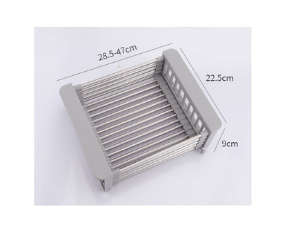 🚰✨ Expandable Kitchen Sink Drain Basket – More Space, Faster Draining, Less Clutter