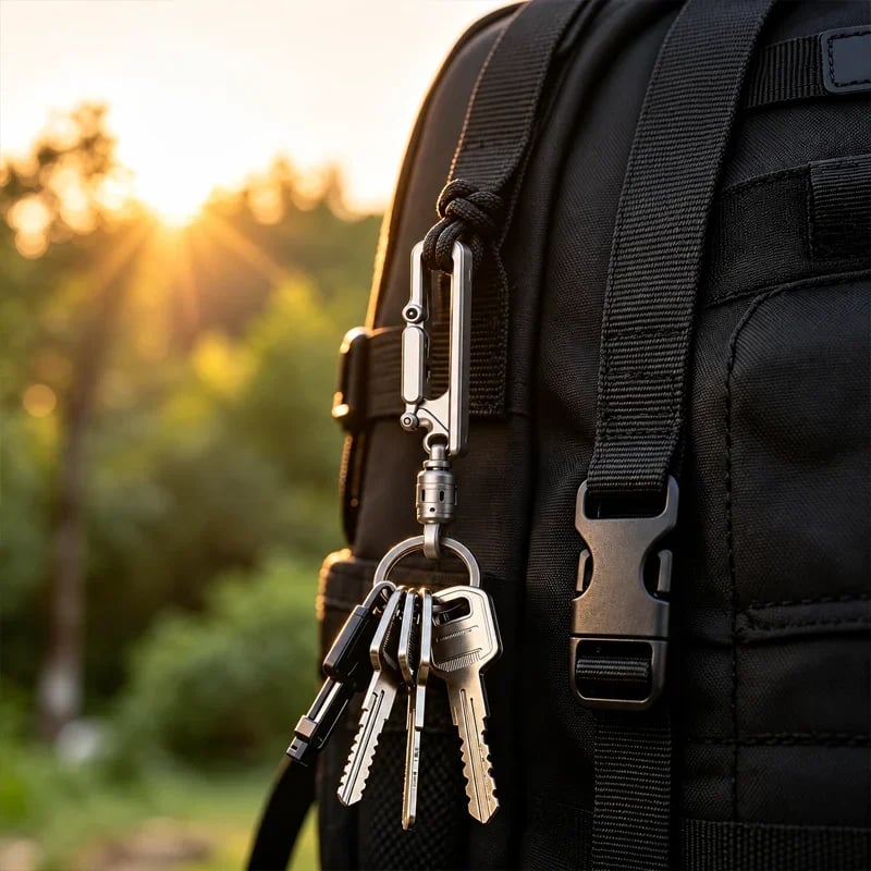 Lightweight Belt Key Clip 🔑 – Convenient Everyday Carry Holder