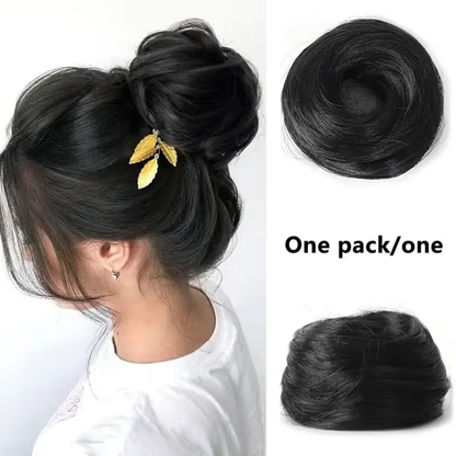 🎀 Messy Bun Hairpiece – Effortless Updos in Minutes