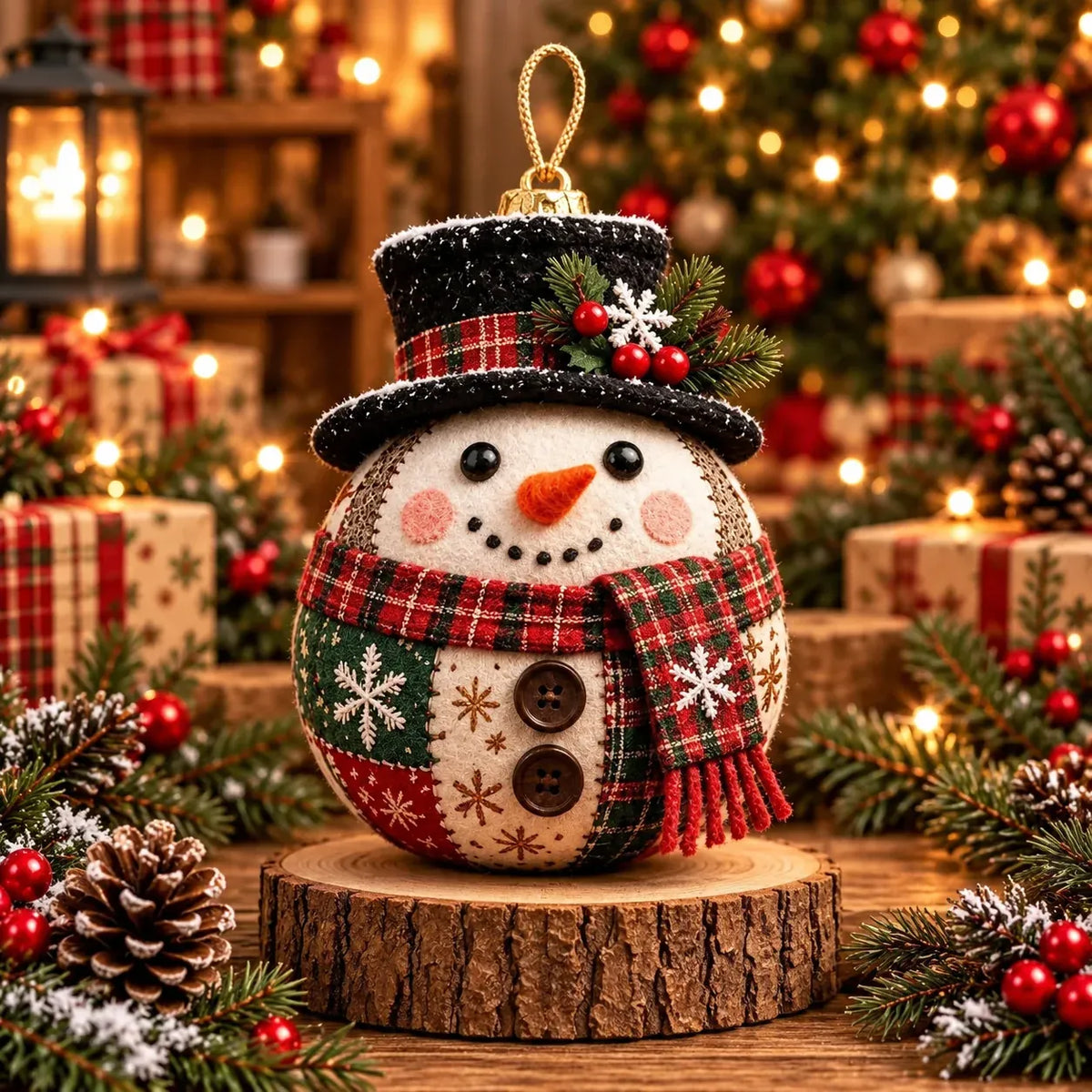 🎄Beginner-Friendly Cozy Patchwork Christmas Ornament Collection | 8 Festive Character Designs for Trees, Wreaths & Holiday Gifts ✨