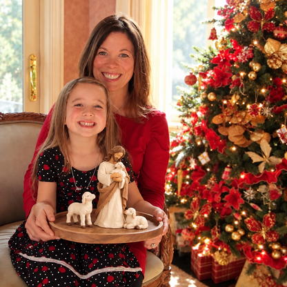 Good Shepherd & Lambs Figurine