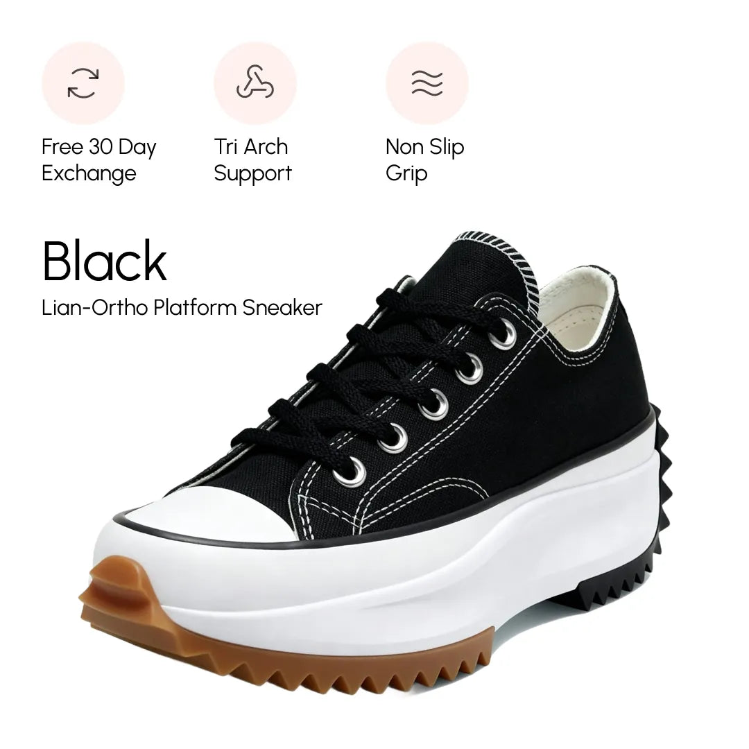 👟 LunaStar ComfortLift Platform Walking Sneakers