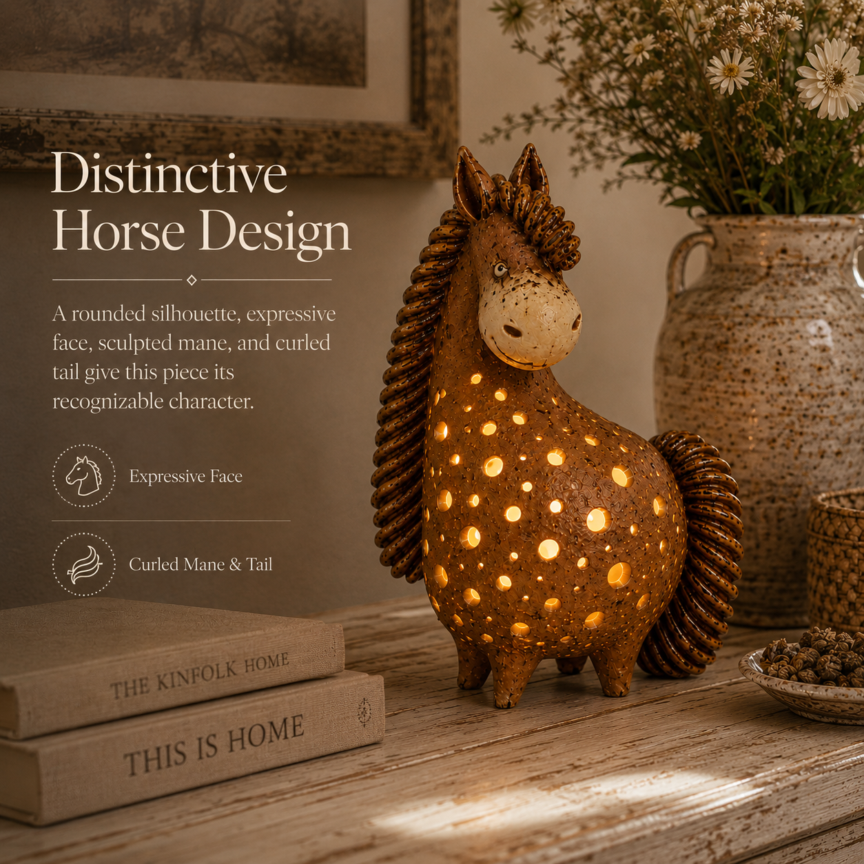 Vintage Horse Accent Light